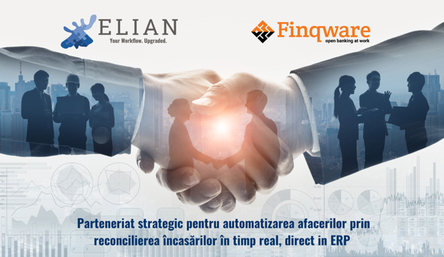 Parteneriat  strategic pentru automatizarea afacerilor prin  reconcilierea încasărilor în timp real, direct in ERP