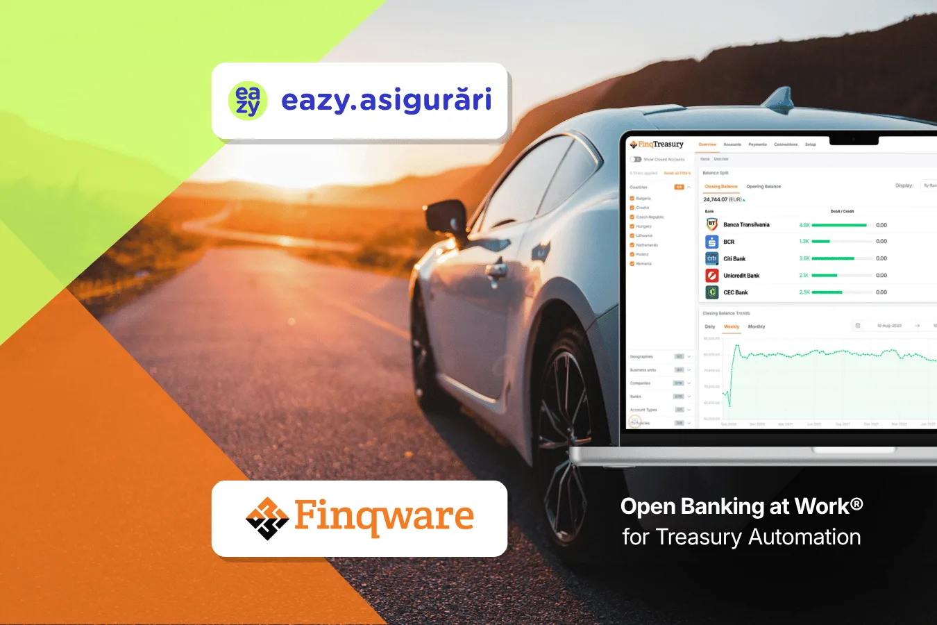 Eazy Asigurări chooses Finqware’s Open Banking infrastructure to automate financial operations
