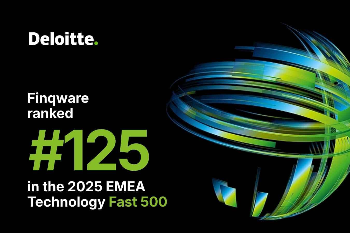 Finqware Ranked #125 in Deloitte EMEA Technology Fast500 2025